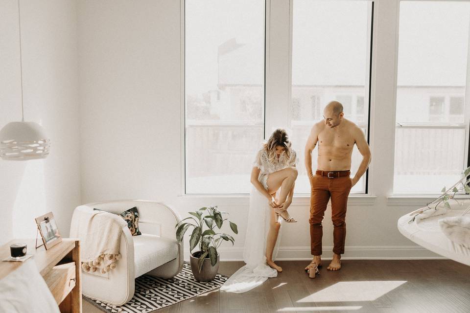 Bridal boudoir