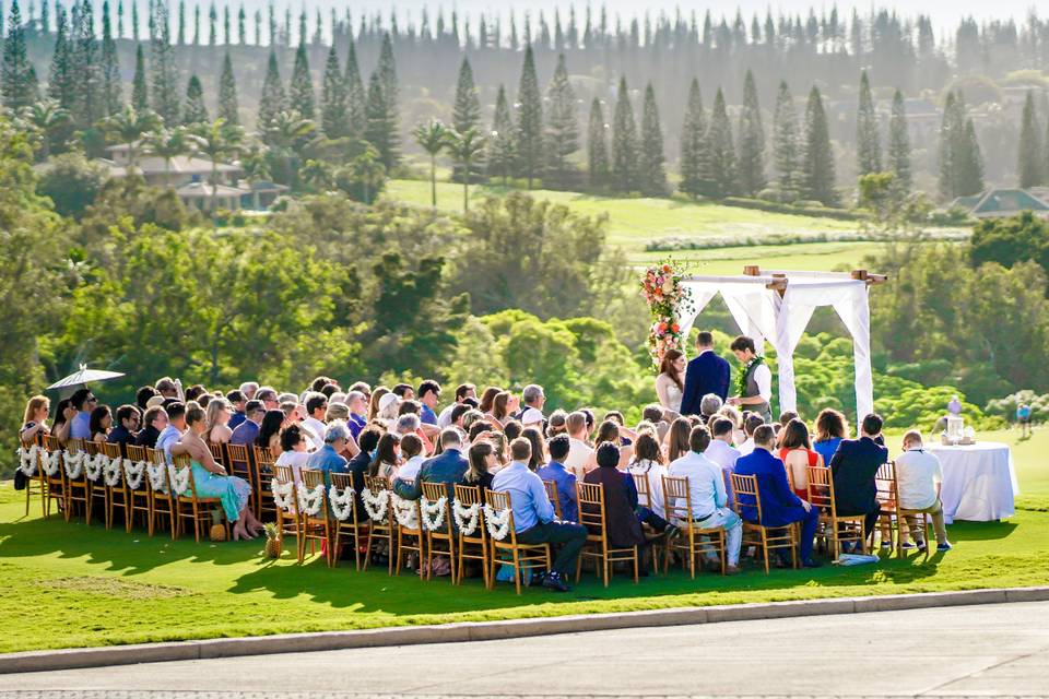 Lower Lawn Ceremony