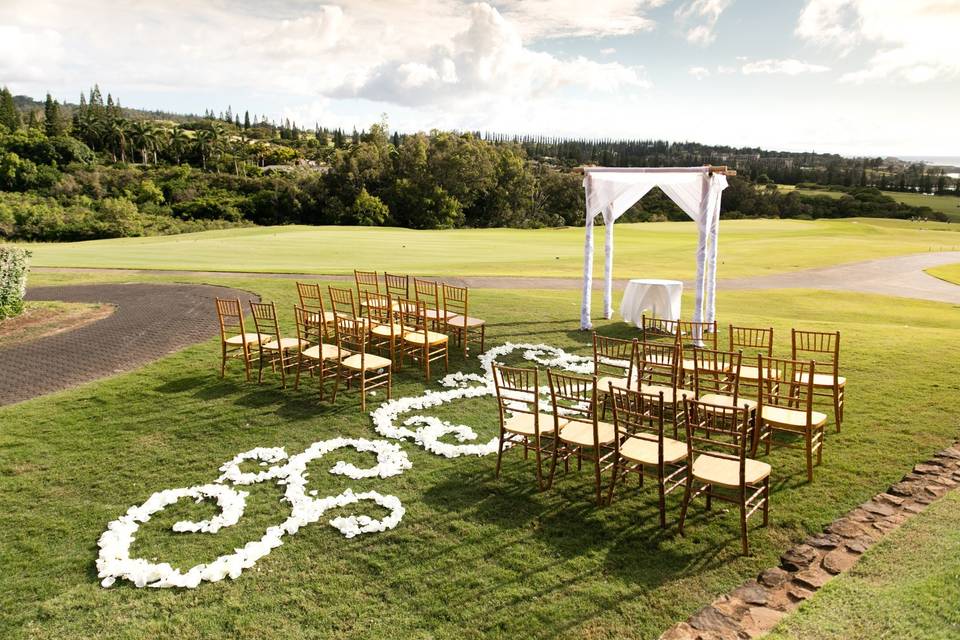 Lower Lawn Ceremony