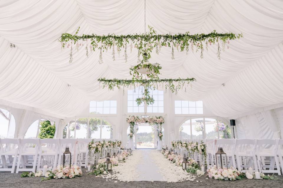 Prestwick Terrace ceremony area