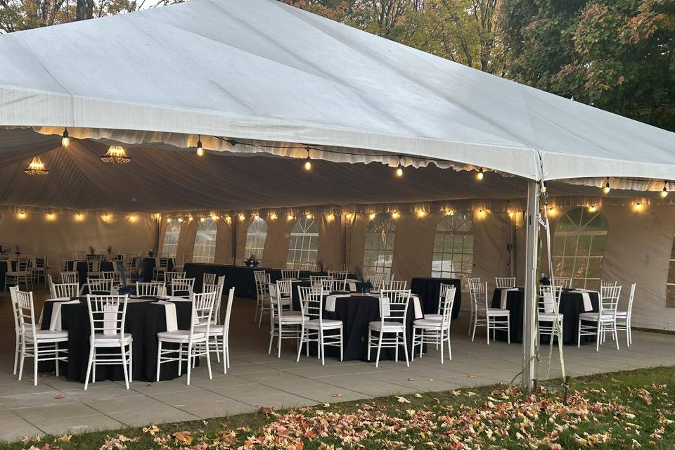 Fall under the tent