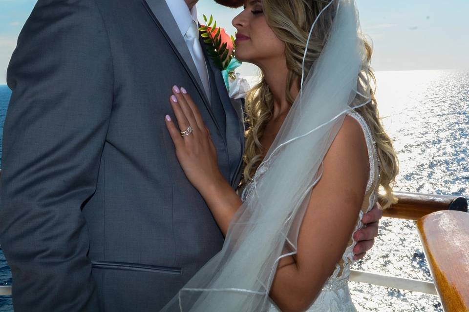 Beautiful Cruise Ship Wedding