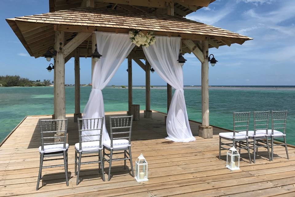 Wedding Site at Zoetry