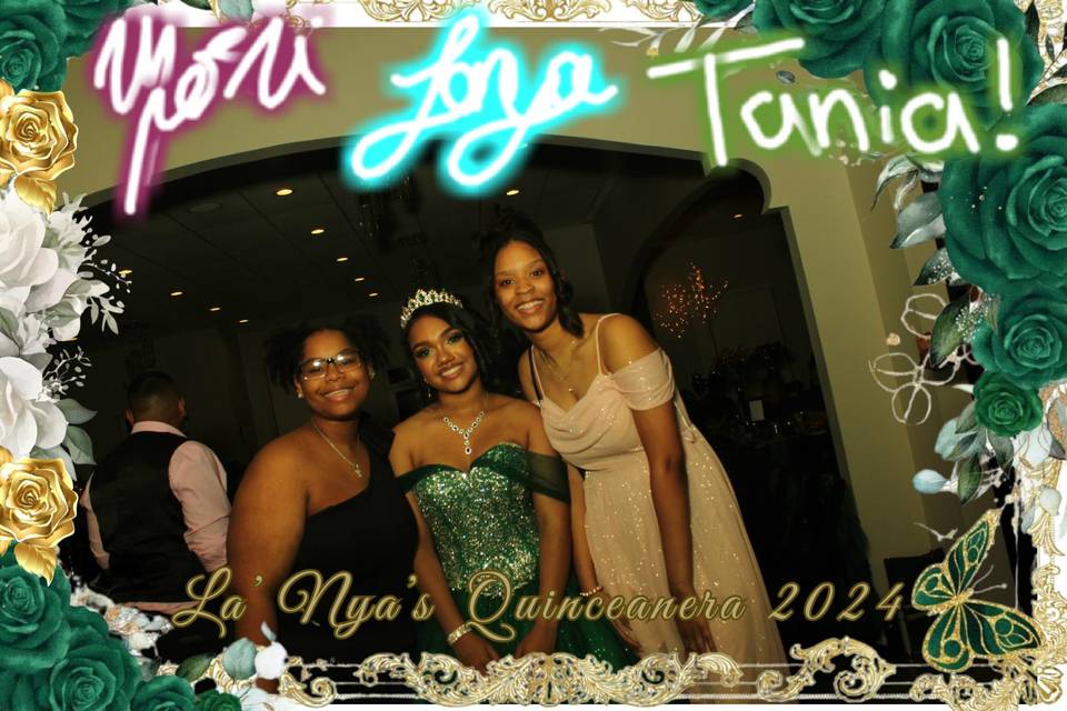 Quinceañera custom overlay