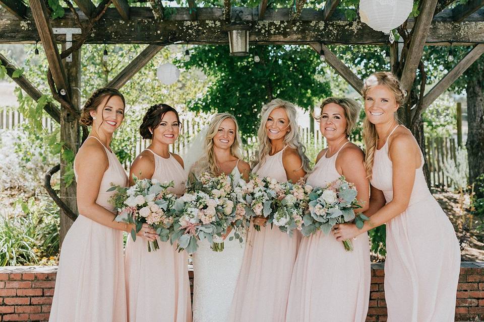 Bridal party flowers