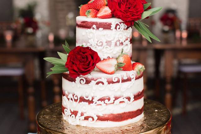 Naked Red Velvet Cake