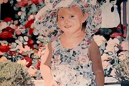 Painted Flower Girl
