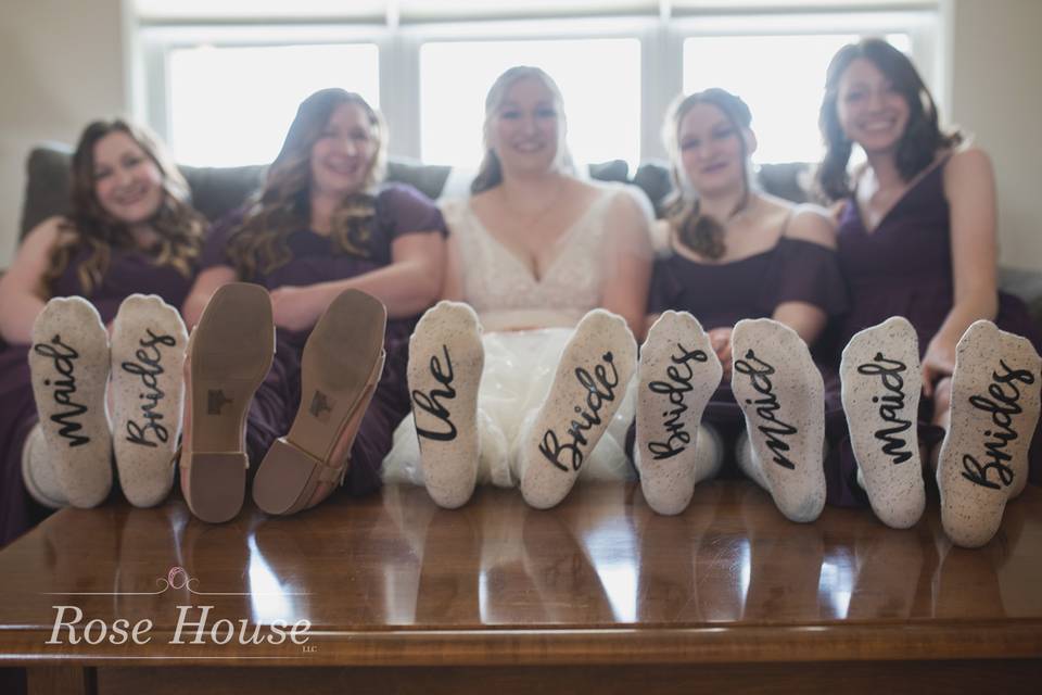 Bridesmaids socks