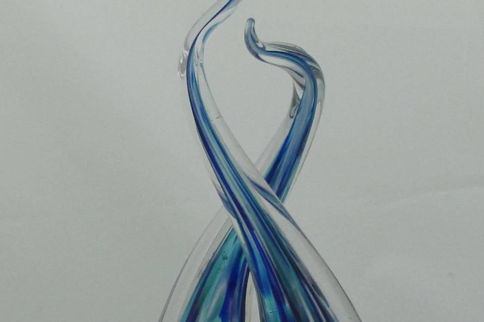 unity glass sculpture