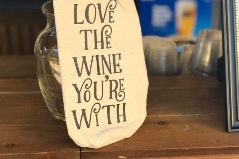 Love the wine your with