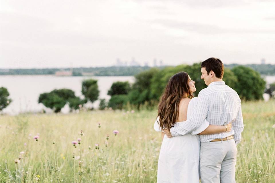 Waterfront couple