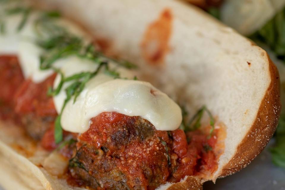 Meatball Parmesan Sub