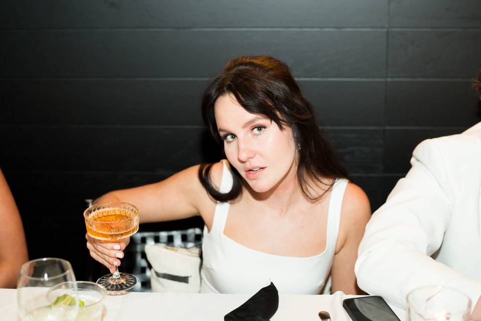 Bride + Her Cocktail
