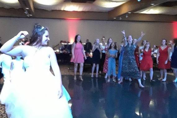 Tossing the Bouquet!