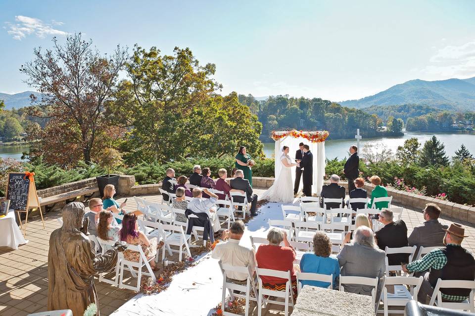 Ceremony at Inspiration Point