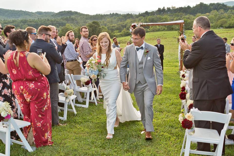 Ceremony recessional married