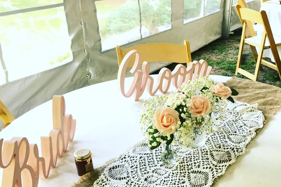 Inn Sweetheart table