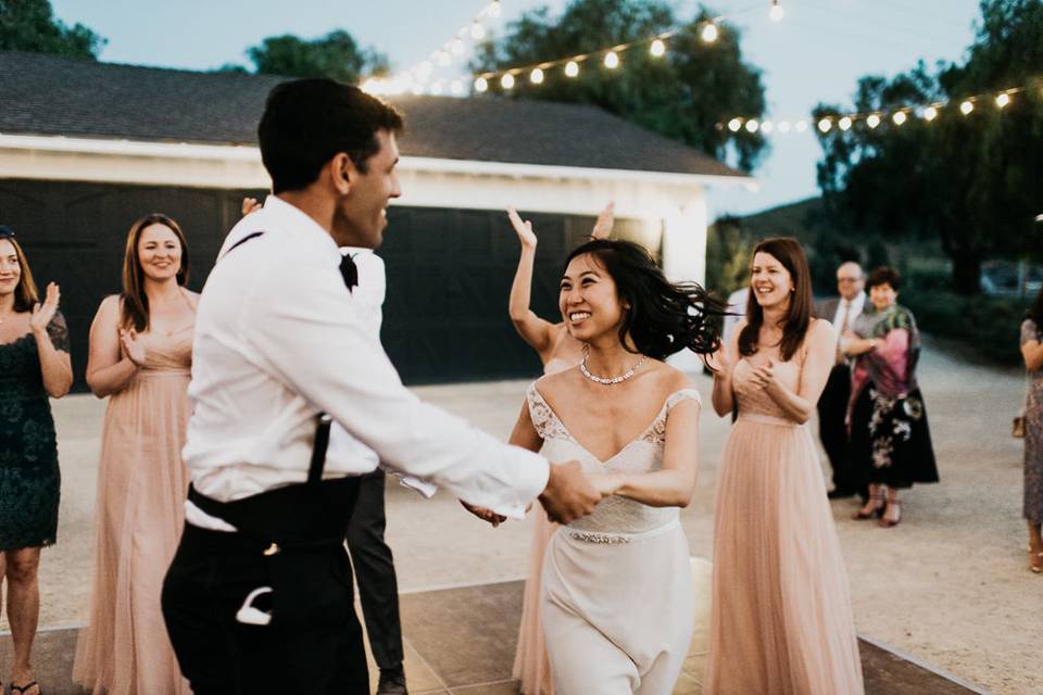 Couple dancing