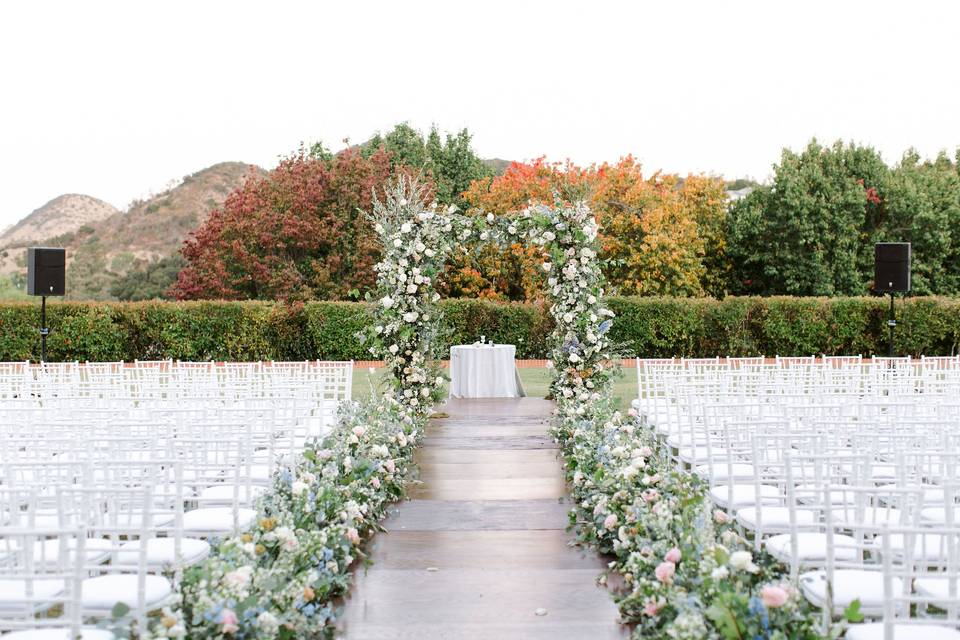 Ceremony on Lawn