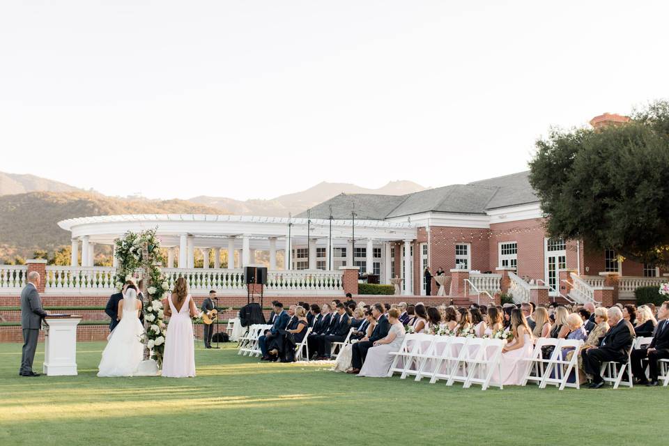 Ceremony on Lawn