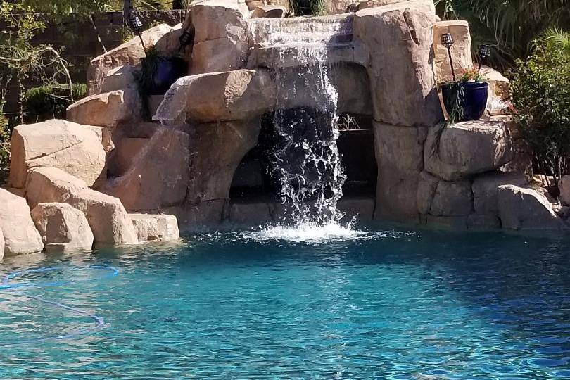 Waterfall pool