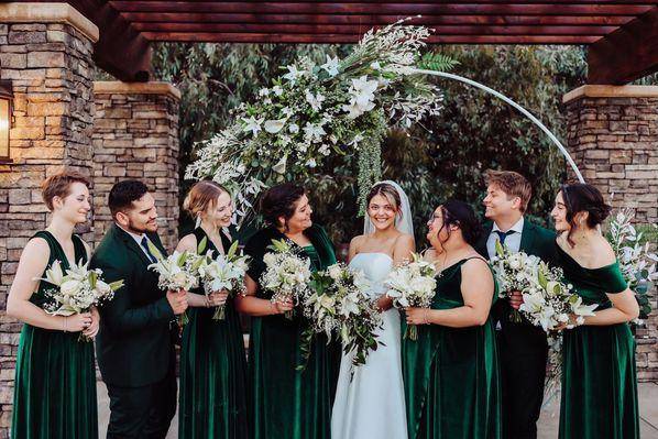 Bride & Bridesmaids