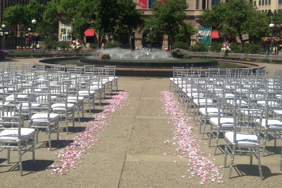 Wedding ceremony stage​