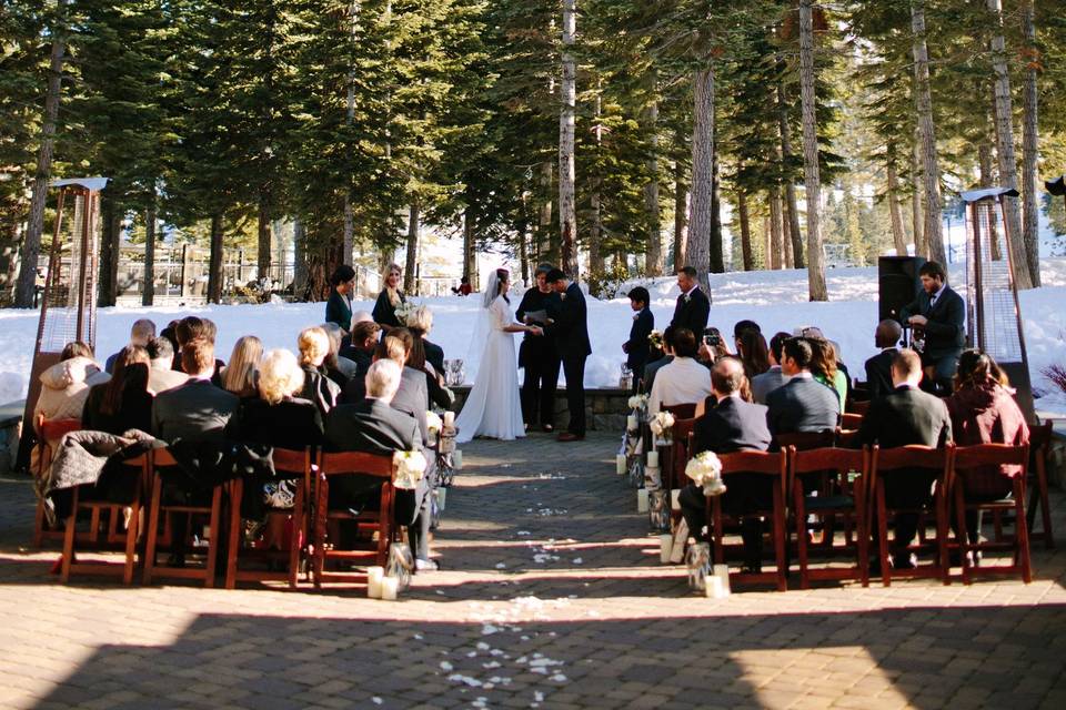 Outdoor ceremony