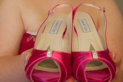 Pink shoes