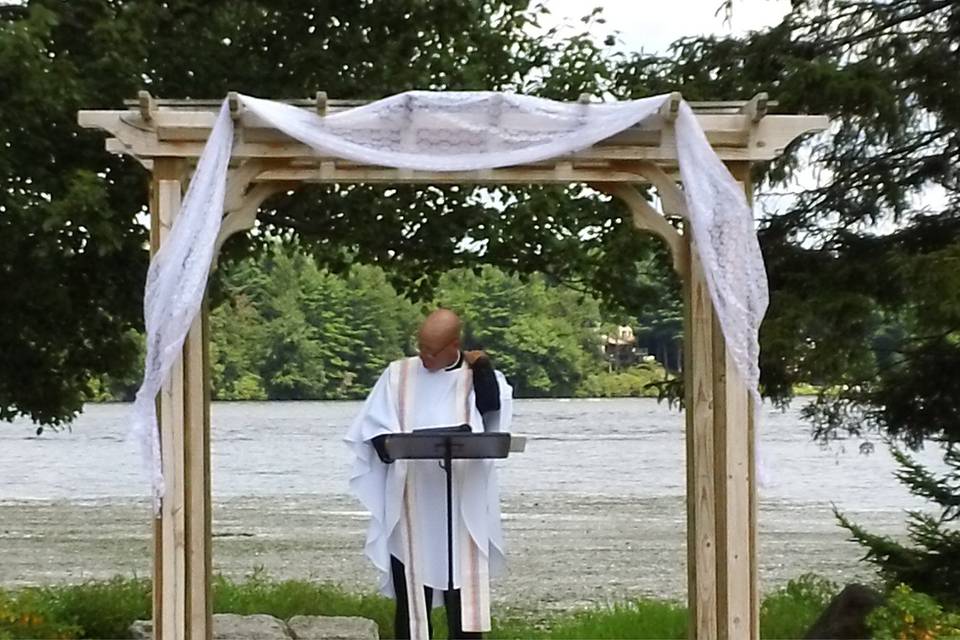 Waterfront ceremony