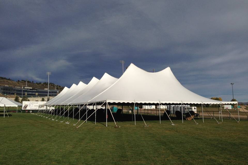 60' Wide Pole Tent