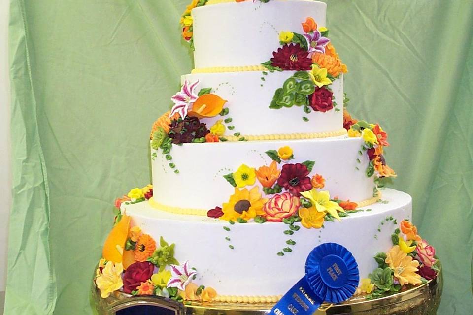 First place 2010 RBA international cake competition