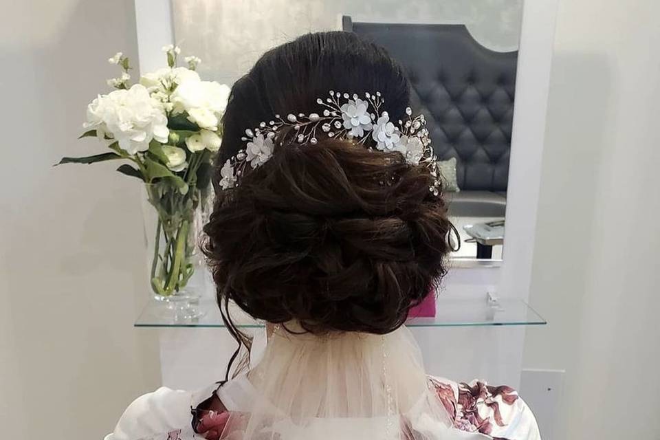 Full Updo with Hair Piece