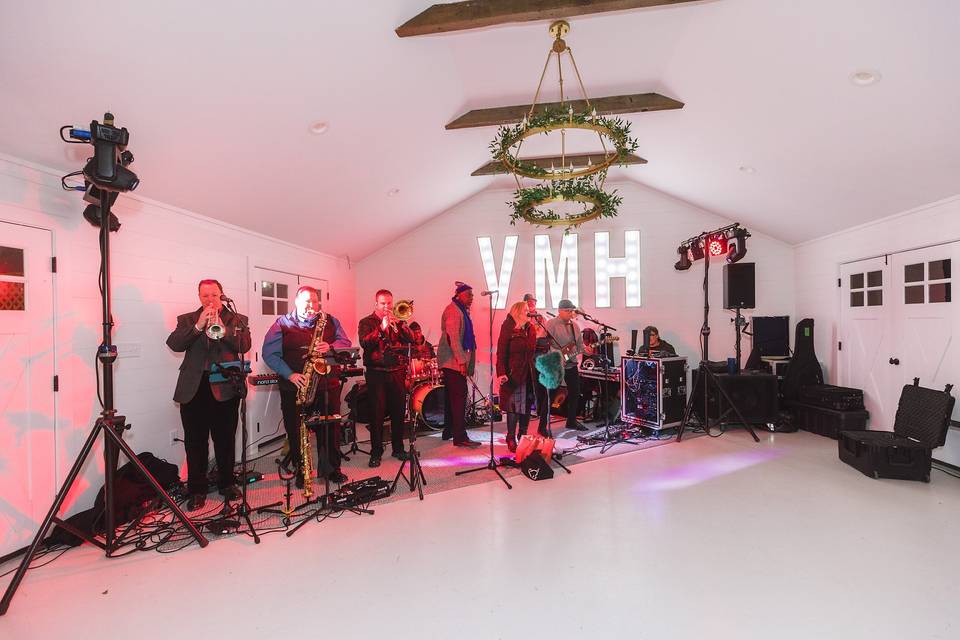 Band in the carriage house