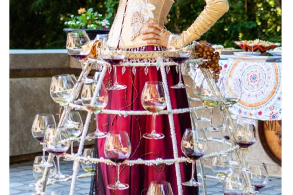 Wine Skirt Winery Wedding