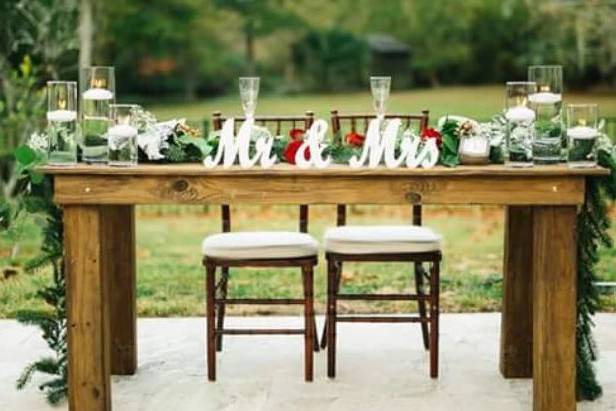 Sweetheart table