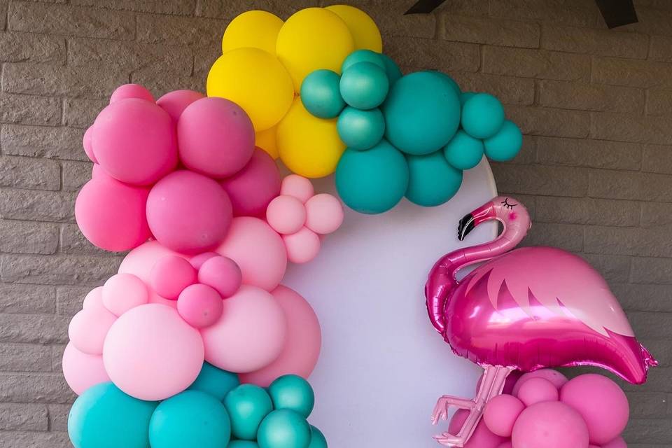 Poppin Parties Balloon Arch
