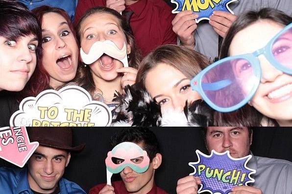 Photo booth strip