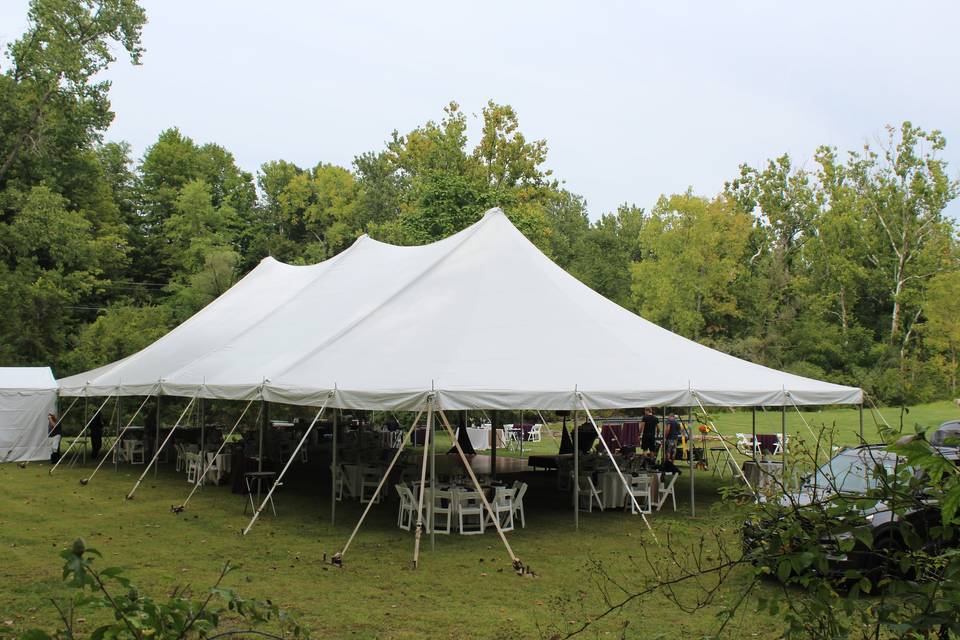 Tent for reception