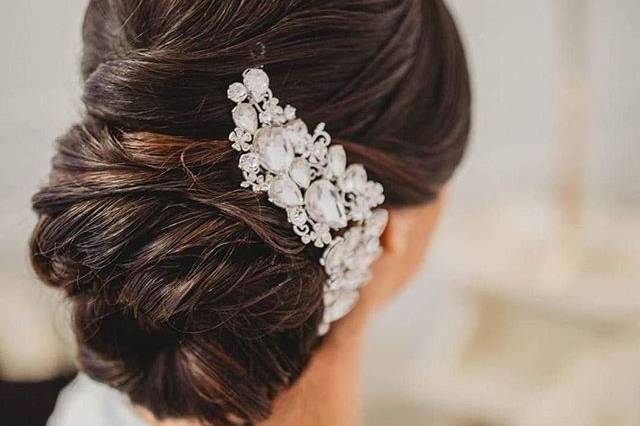 Updo style