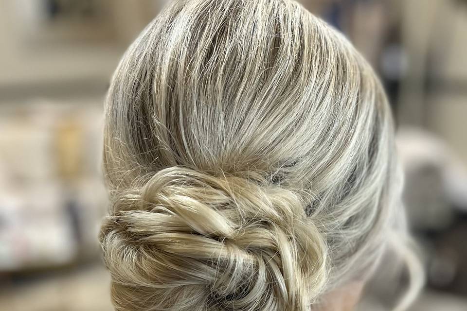 Bridal updo