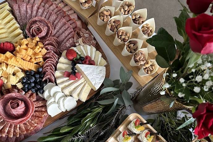 Canapes & Charcuterie Board