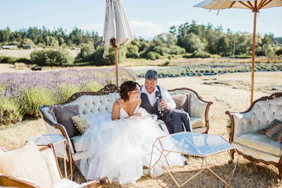 Lavender Farm wedding
