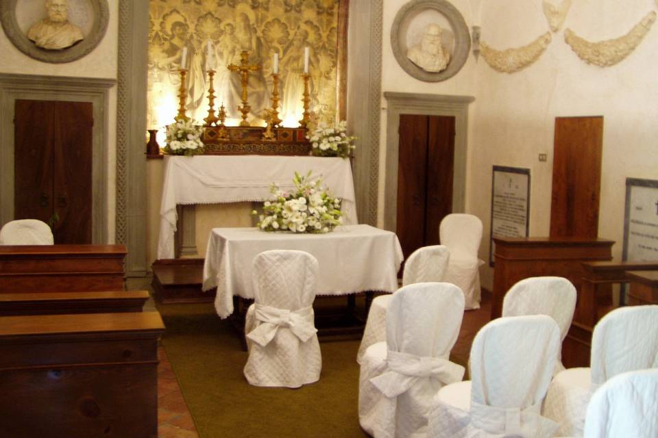 Private chapel for blessing