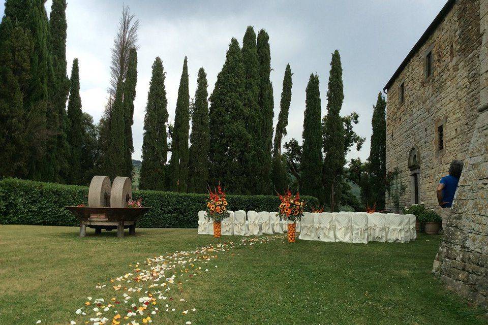 Ceremony in the garden