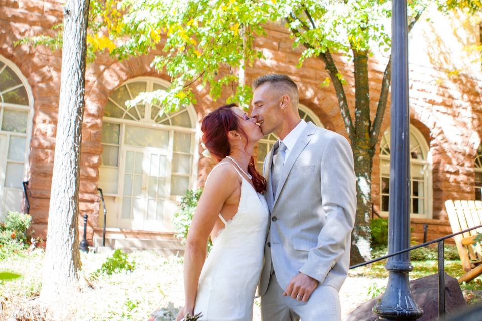 Bride and groom