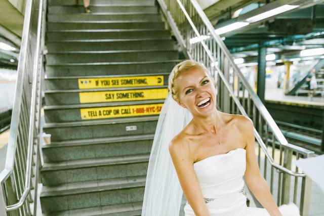 Bride commuting
