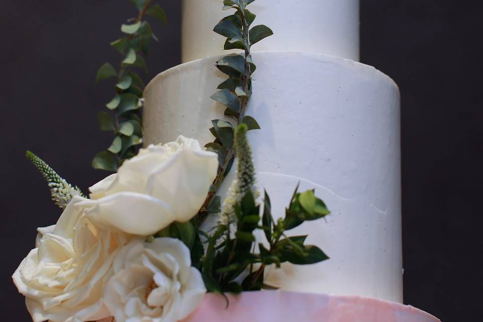 3 layer wedding cake