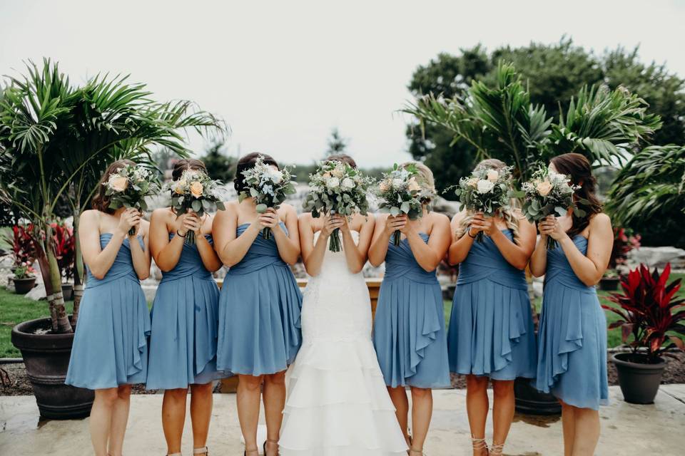 The bridal party - Katelyn Mikell Photography
