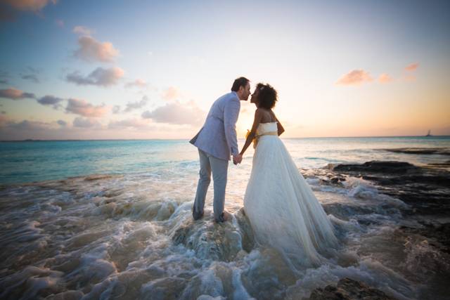 Couple kissing